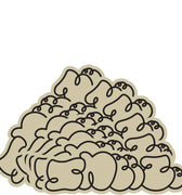 Sneeze Logo Sticker Travertine