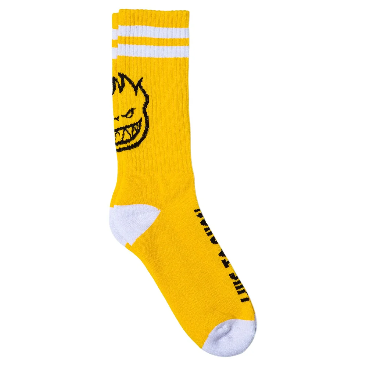 Spitfire - Heads Up Socks - Yellow/Black/White