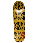 Sticks & Stones Deck - Yogo Mini - 7.5 youth board yellow