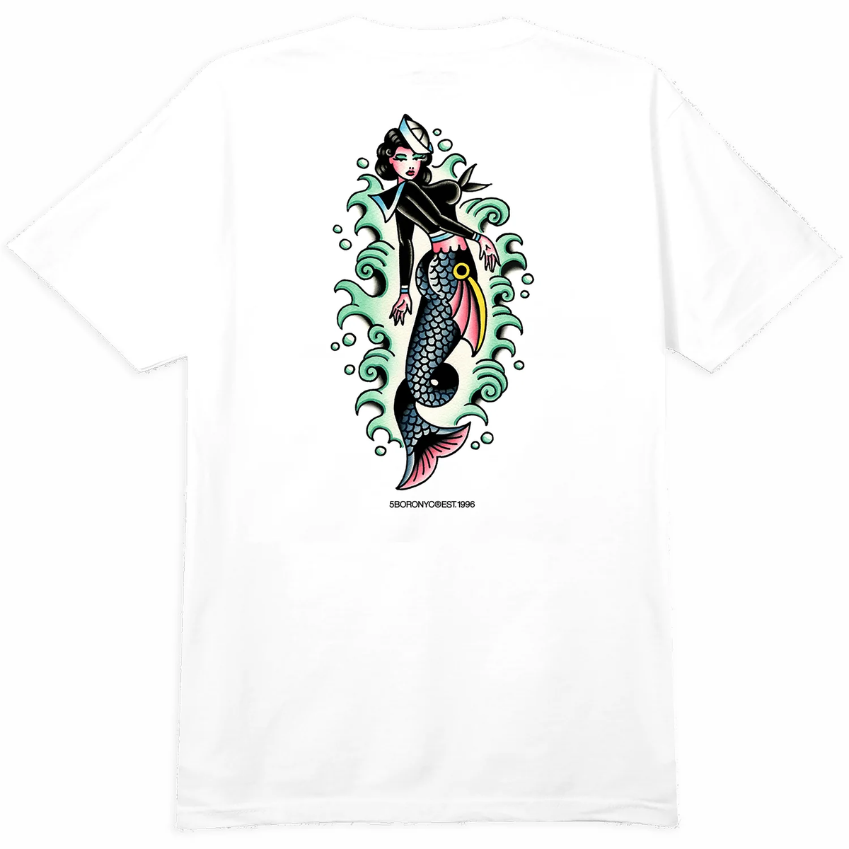 5Boro - Mermaid Tee - White