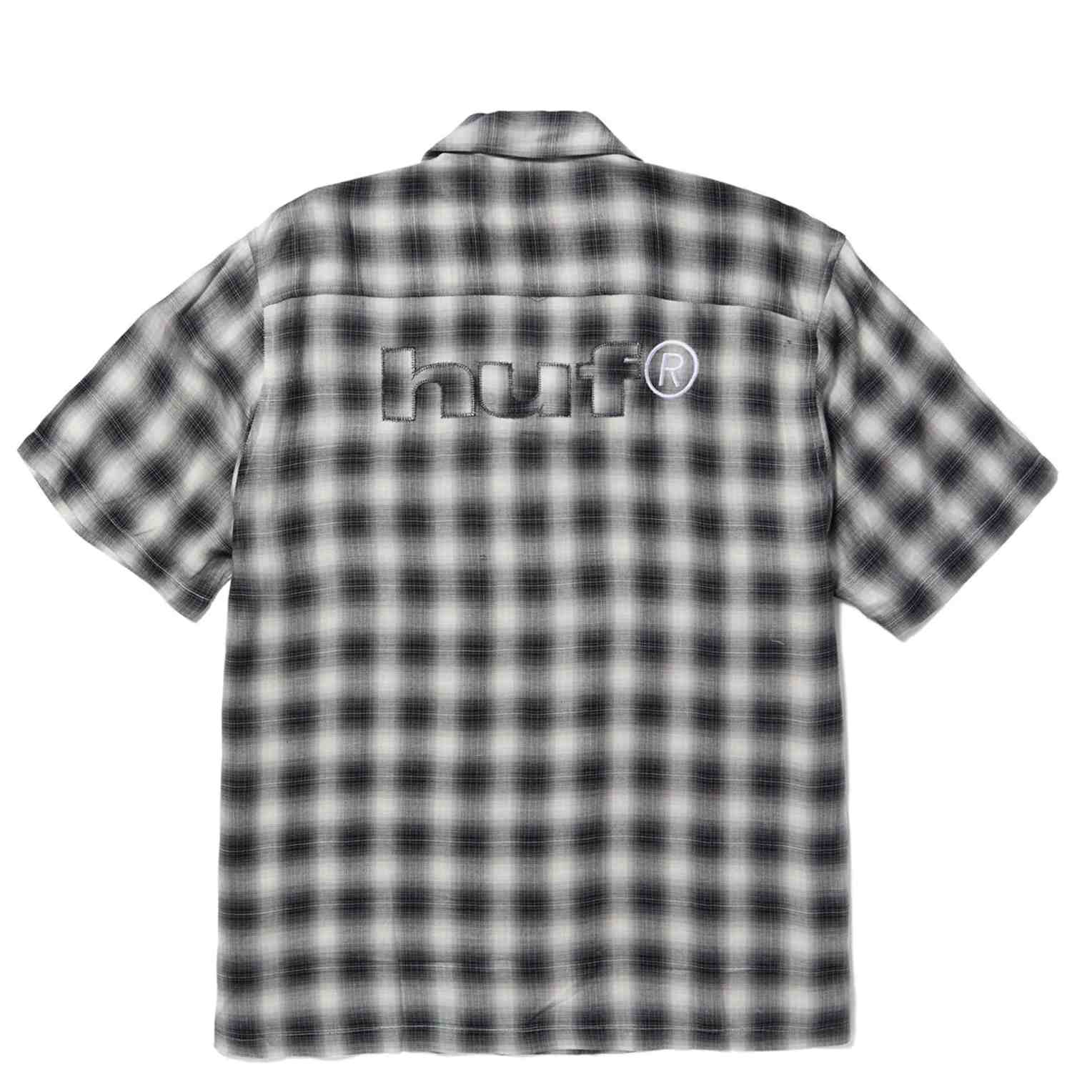 HUF - Ombre Short-Sleeve Work Shirt - Black