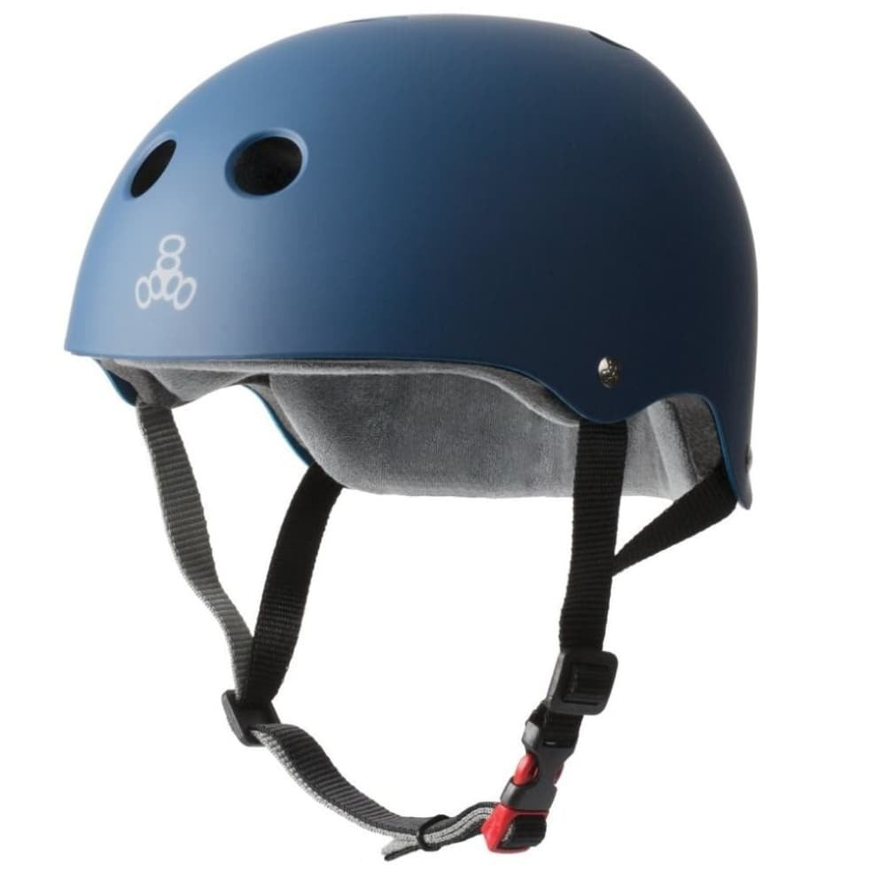 Triple Eight Helmet - THE Certified Sweatsaver - Navy Rubber