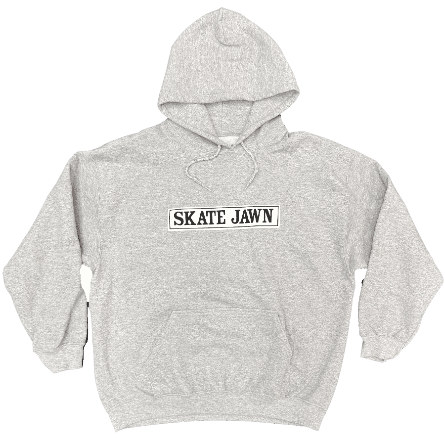 Skate Jawn Cover Box Hoodie - Grey