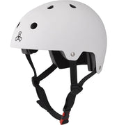 Triple Eight Helmet - Dual Certified - White Matte