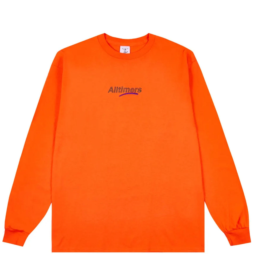 Alltimers Centered Estate Embroidered Long Sleeve Orange