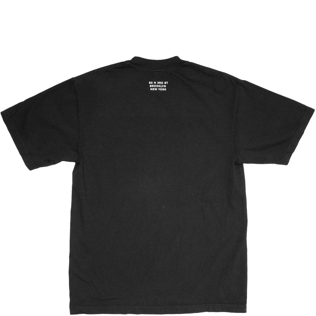 KCDC Shop Tee - Black with Red & White