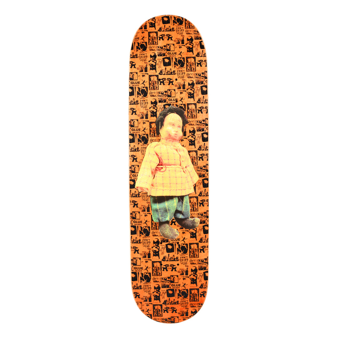 Glue Deck - LB Flea Orange - 7.75 Doll Graphic