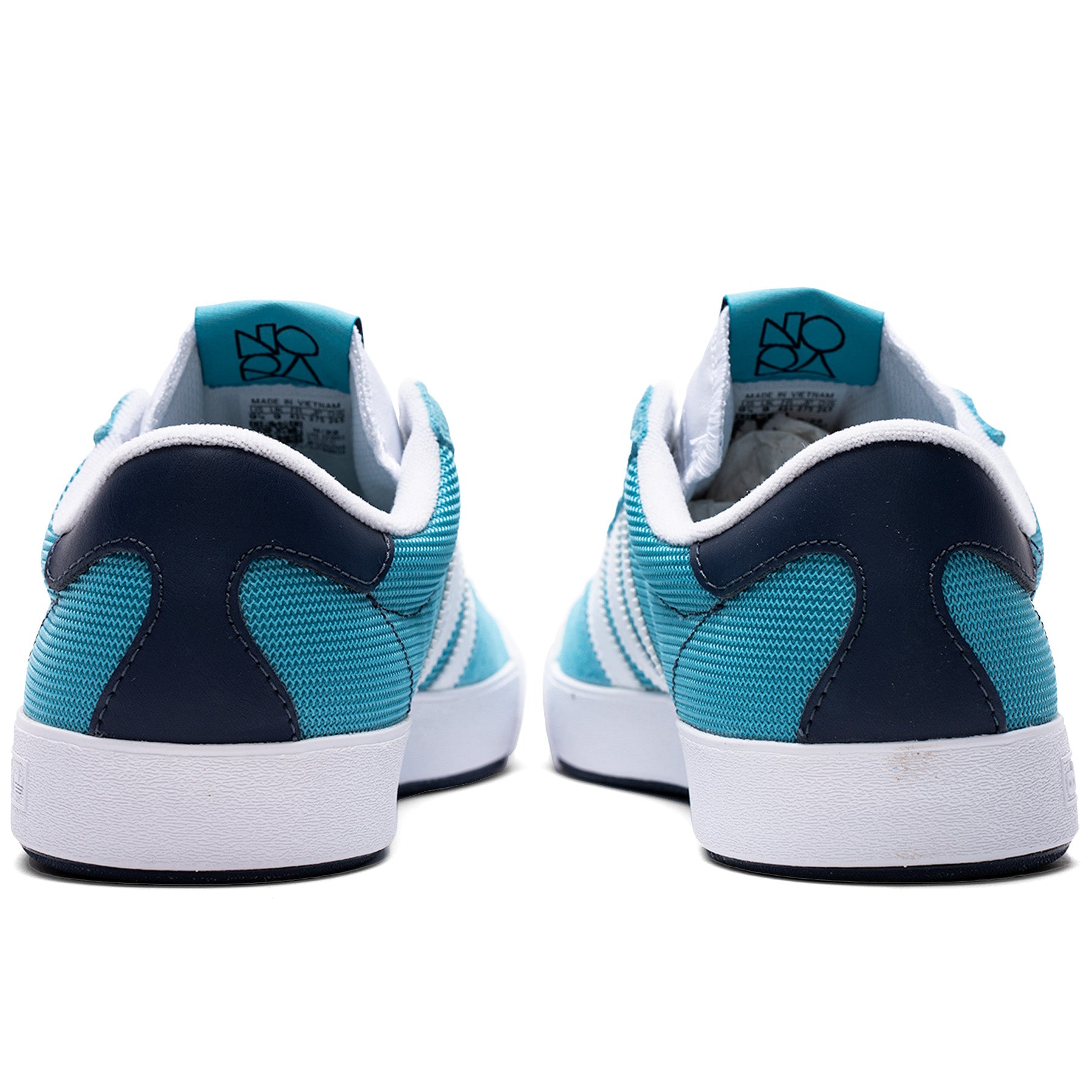 スニーカー adidas Nora Sky Blue adidas Nora Light Blue, Cloud White & Gum Skate Shoes | Zumiez