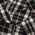 Polar Big Boy Overshirt Flannel Black / Cloud White / Red 2 pockets Black Buttons