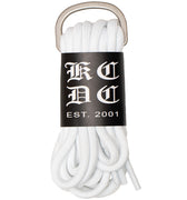 White Round Shoelaces