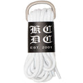 white round KCDC shoelaces