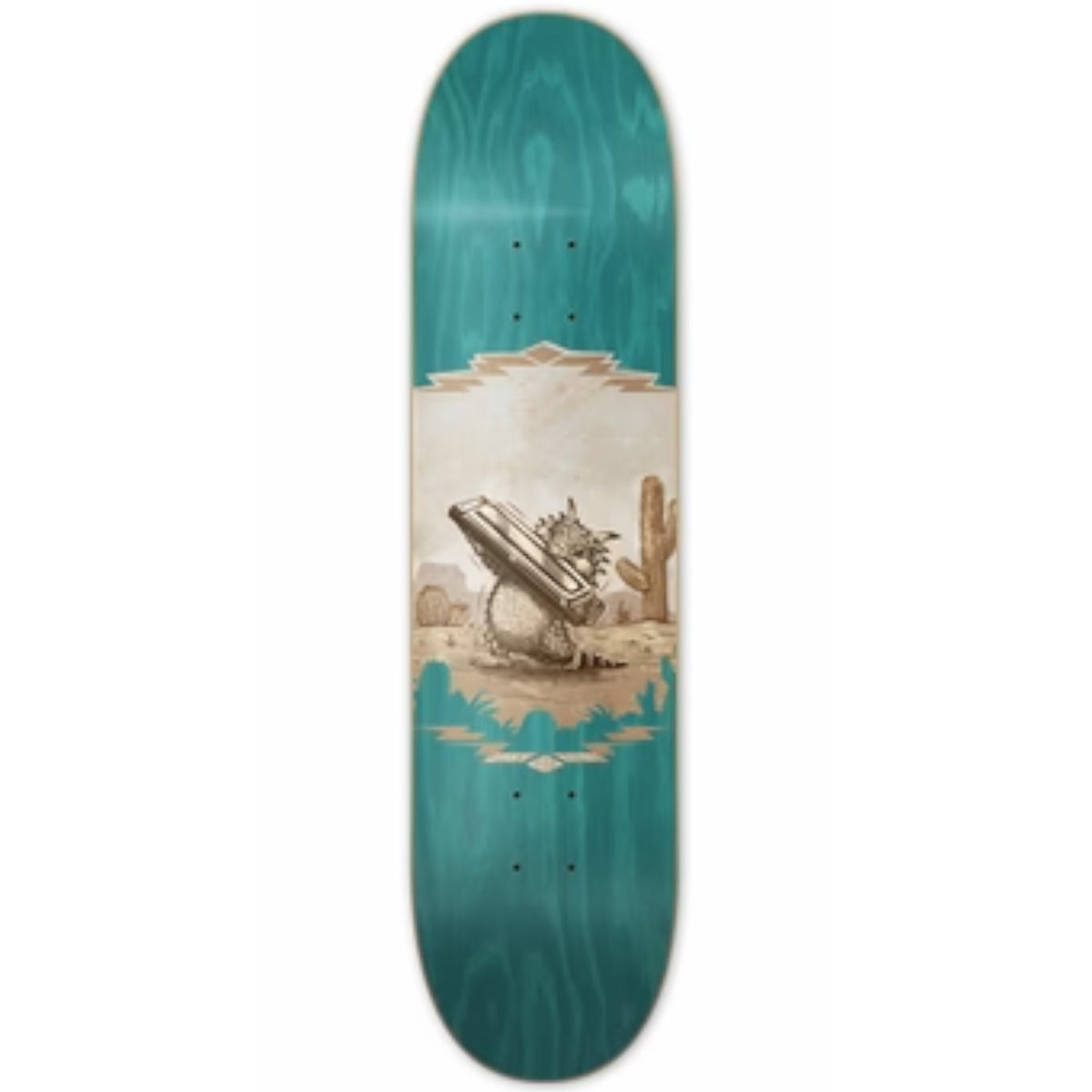blue Coda skateboard Deck - Jake Keenan/Horned Lizard - 8.5